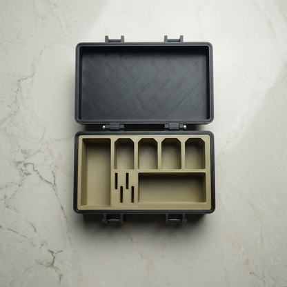 Next Object-Sony NP-SA100 - 4 Battery Slot + 1 Charger Slot + 1 Cable Slot + 4 Cards | Rugged Style| Customisable (Copy)