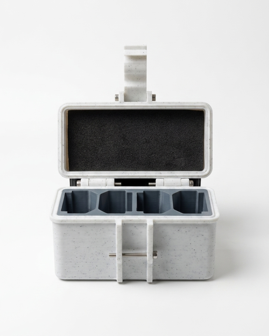 Next Object-4 Slot Camera Battery Case | Rugged Style | Customizable