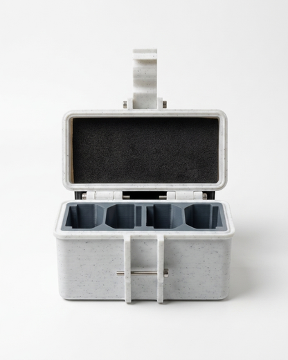 Next Object-4 Slot Camera Battery Case | Rugged Style | Customizable